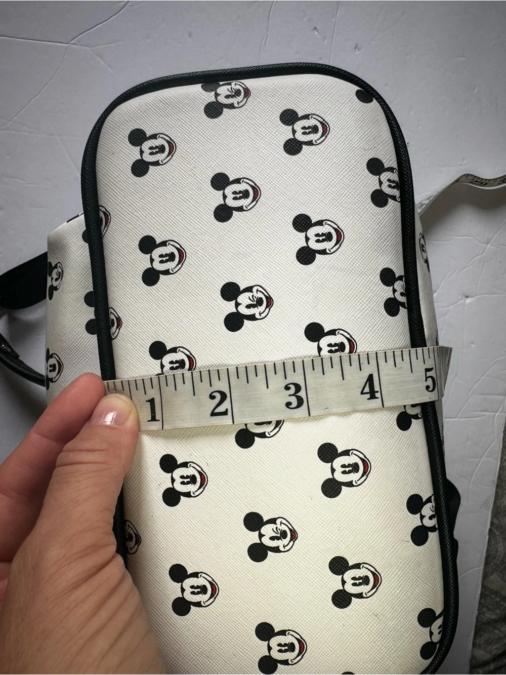 Loungefly Disney White & Black Mickey Mouse Faces Disney Parks Mini Backpack